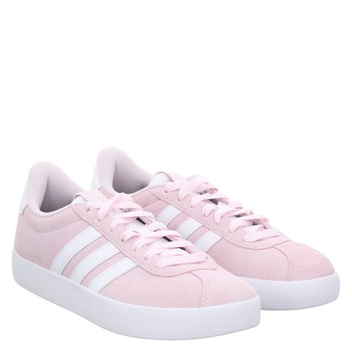 Adidas Vl Court 3.0 Veloursleder Sneaker in rosa fur Damen