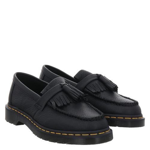 Dr.Martens Adrian Ys Tassel Loafer Glattleder Slipper in schwarz fur Herren