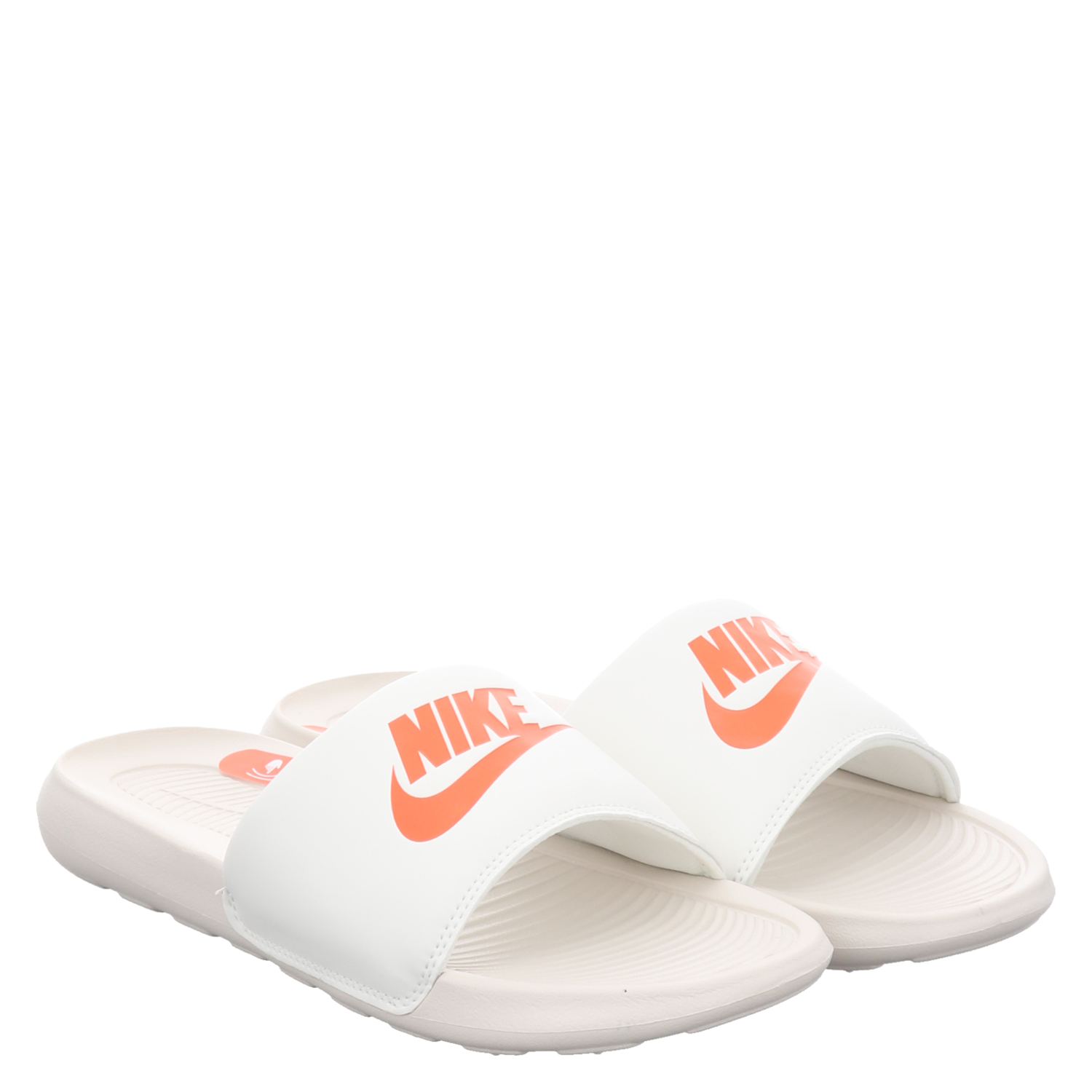 All white nike sandals online