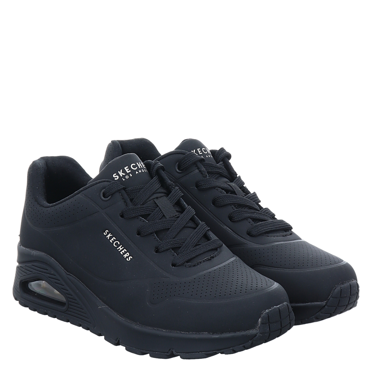 All black skechers sneakers on sale