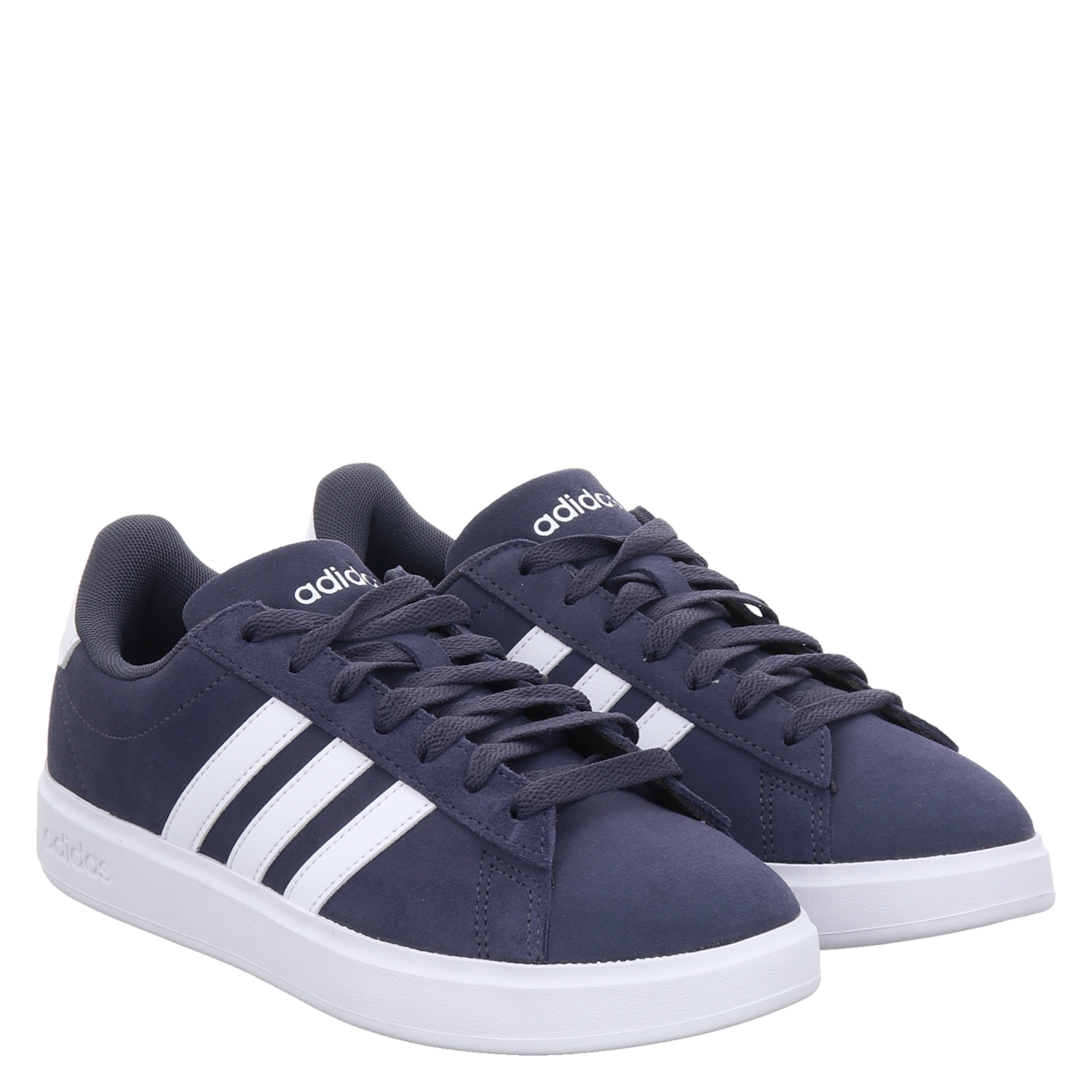 Adidas Grand Court 2.0 Veloursleder Sneaker in blau fur Herren