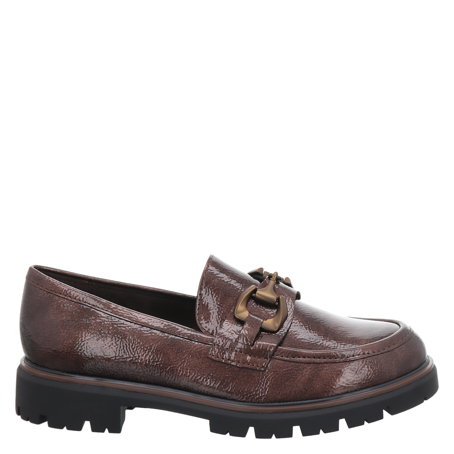 Salvatore Ferragamo braun Lackleder Ballerinas cheapest Mokassins