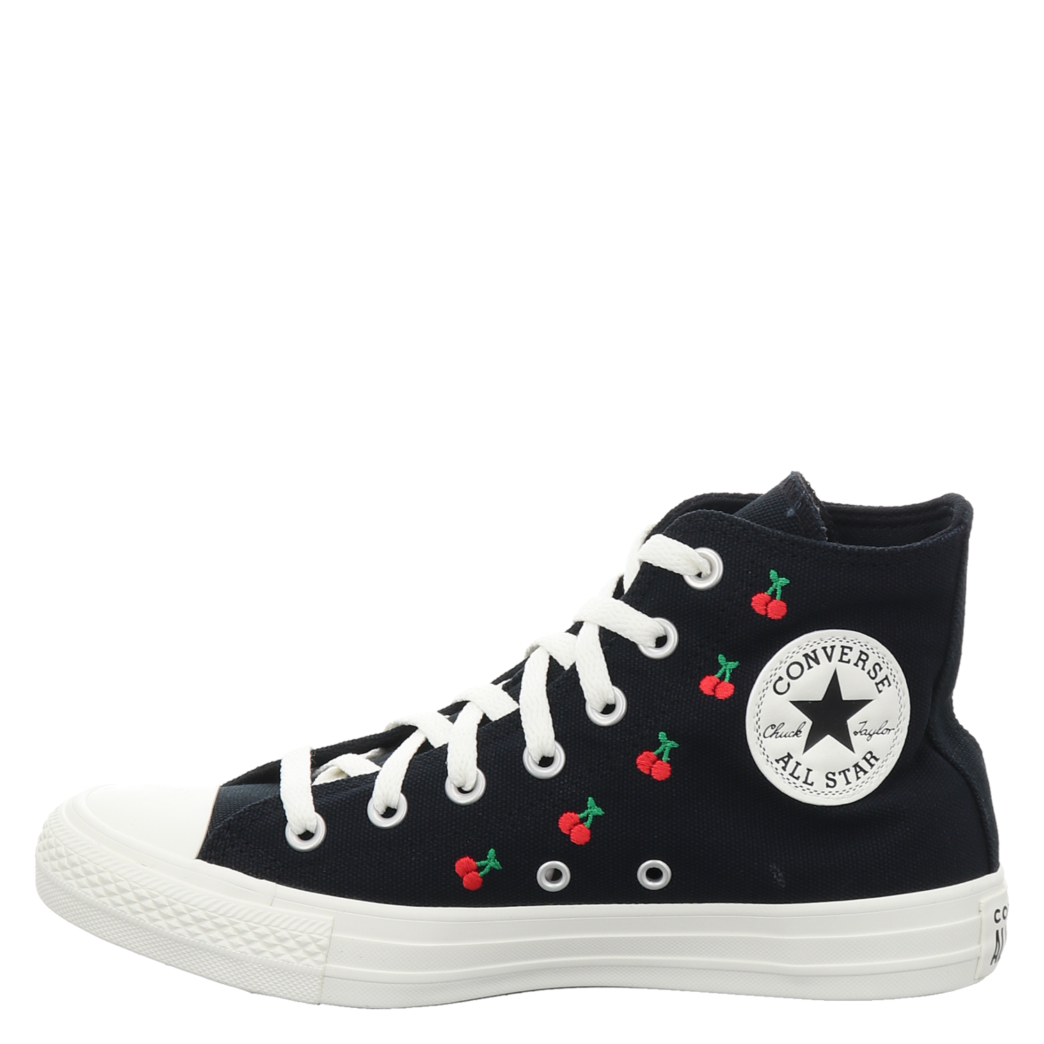 Converse Ctas Cherries Leinen Sneaker in schwarz fur Damen